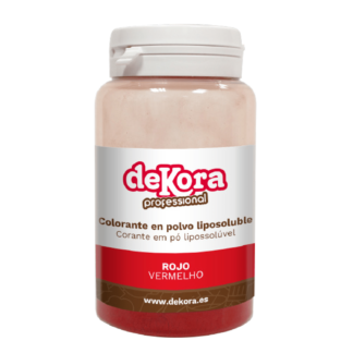 COLORANTE LIPOSOLUBLE ROJO POLVO bote 25 GR