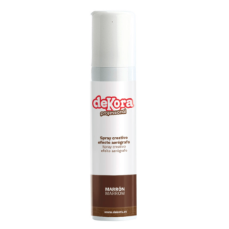 SPRAY COLOR MARRON CHOCOLATE EFECTO AEROGRAFO BOTE 100 ML