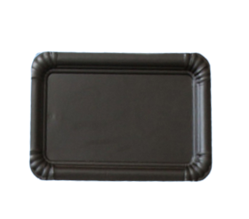 BANDEJA RECTANGULAR NEGRA