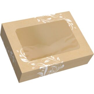 Caja Rectangular Con Ventana Gala