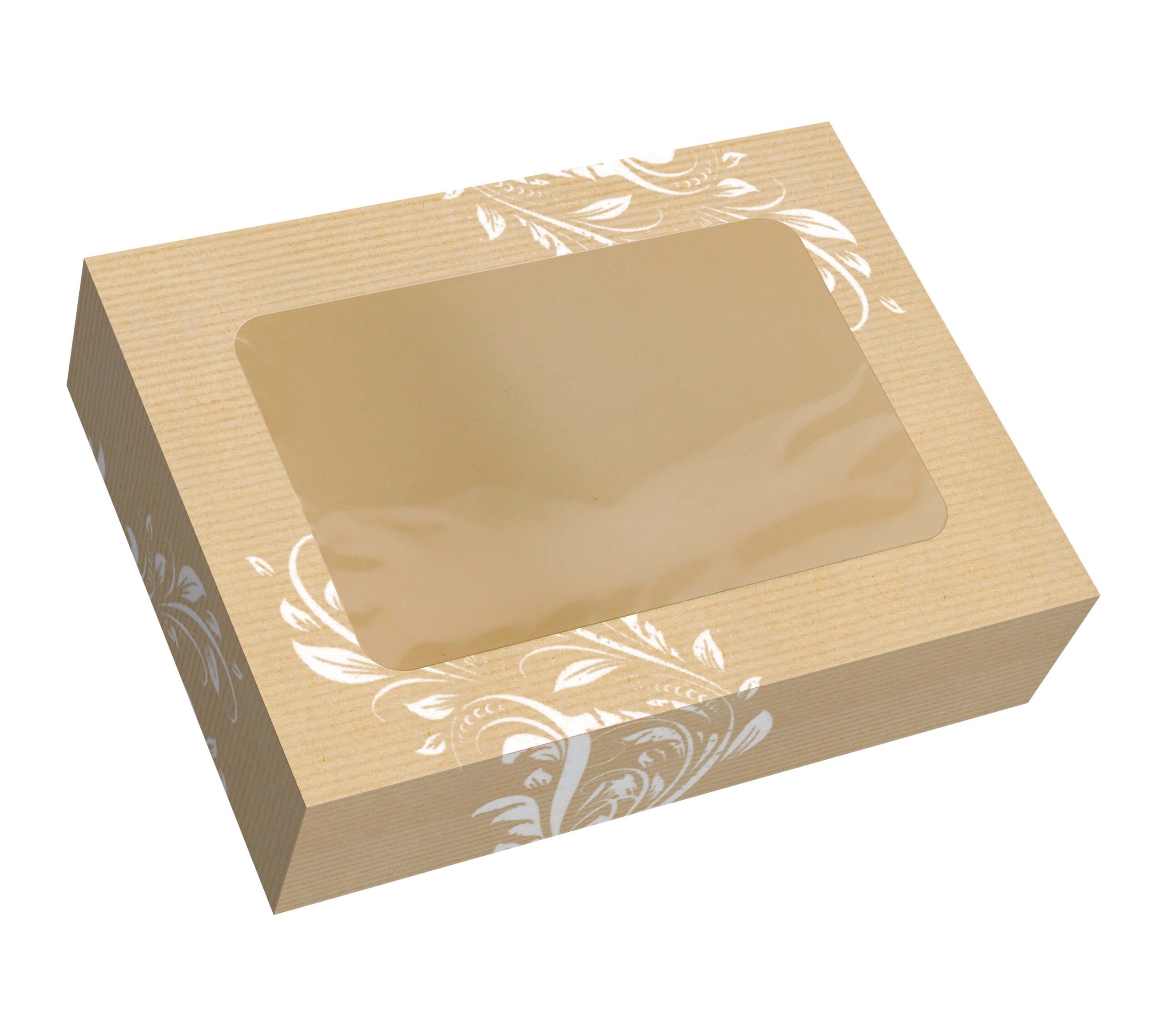 Caja Rectangular Con Ventana Gala