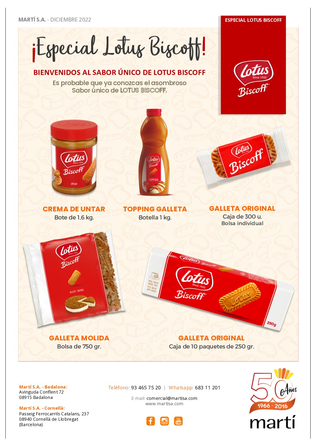 ESPECIAL LOTUS BISCOFF