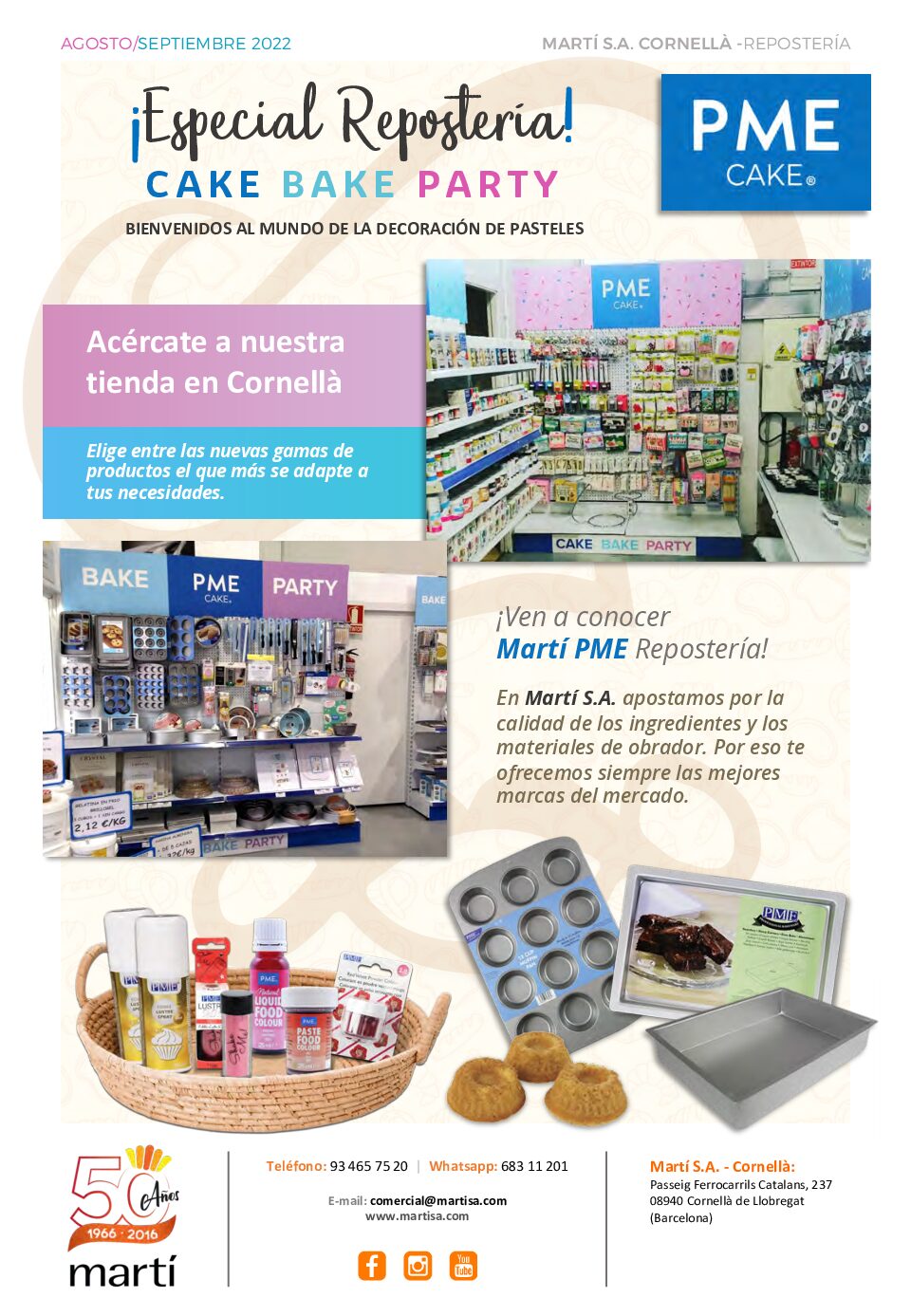 ESPECIAL REPOSTERÍA CAKE BAKE PARTY