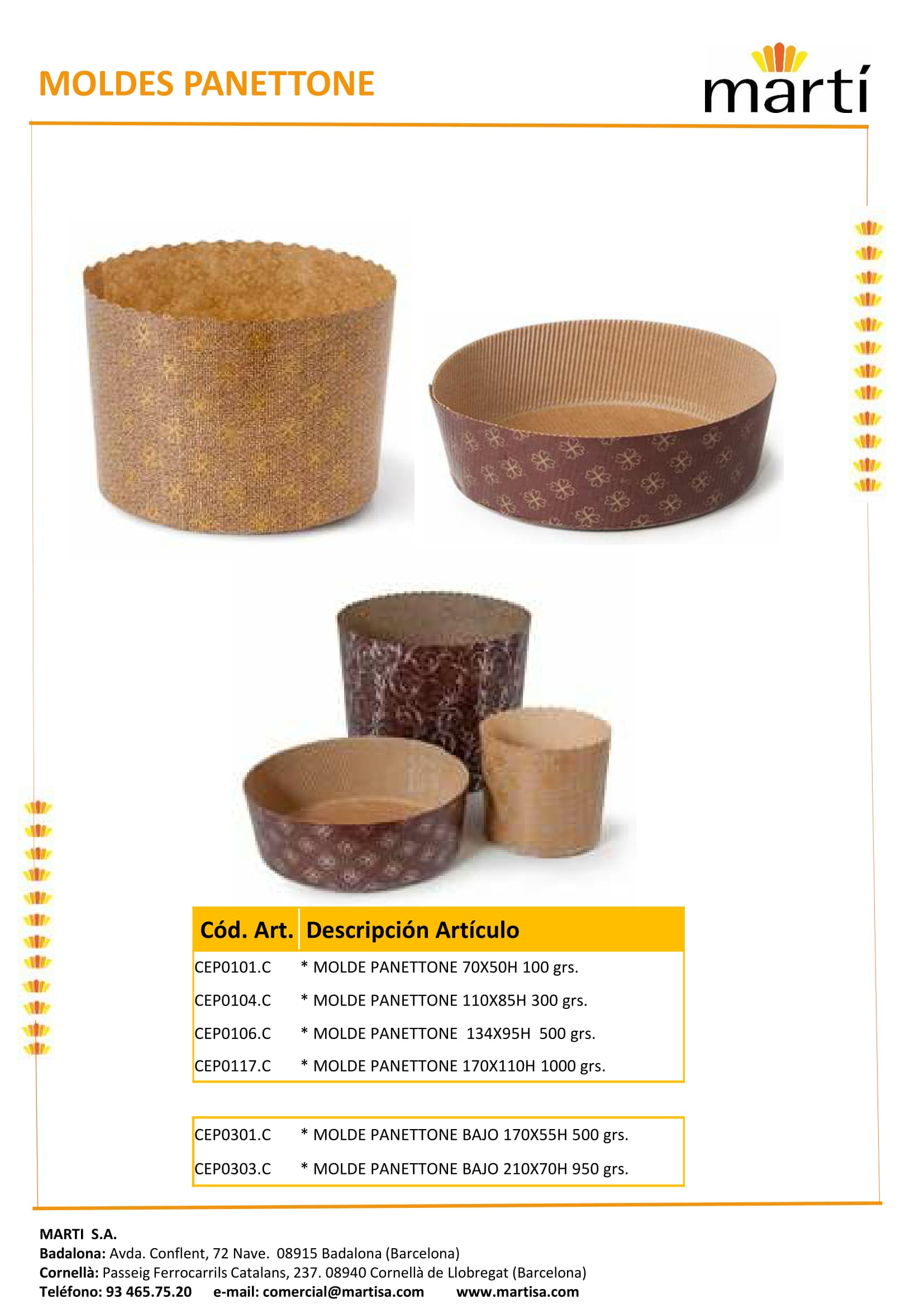 Moldes de Panettone - Imagen 2