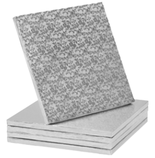 PLATO RUCUBIERTO PLATA CUADRADO