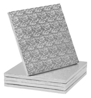 PLATO RUCUBIERTO PLATA CUADRADO