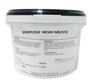 Souplesse Chocolate NEGRO cubo 3kg