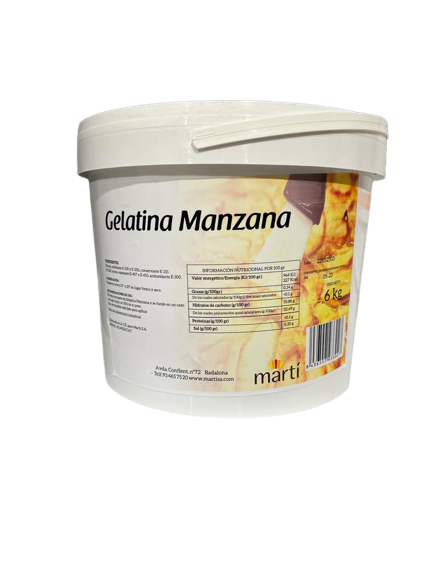 Gelatina de MANZANA cubo 6 kg - Imagen 2