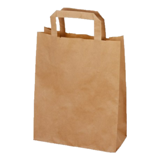 Bolsas de asas kraft