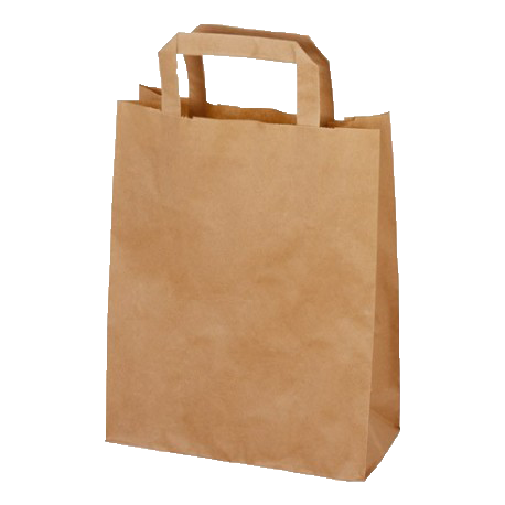 Bolsas de asas kraft