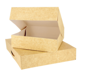 CAJA CUADRADA KRAFT