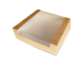 CAJA CUADRADA NATURAL CON VENTANA