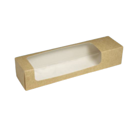 CAJA SNACKING KRAFT BOCATA 30x8x6 - 50 u.