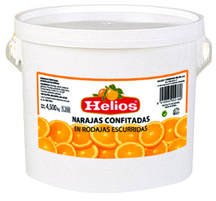 Naranja Discos Escurrida -H- cubo 4.5 kg